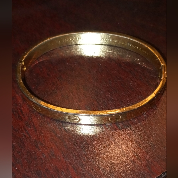 Aldo Cipullo VTG Cartier Vintage 1970 Charles Revson Love Bracelet - Picture 6 of 13